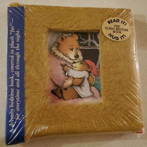 Furry Bedtime Bear Book  - Vintage and Very RARE